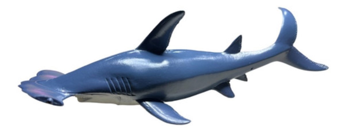 Animales Marinos Tiburón Martillo Ballena Jorobada Orca 24 cm azul