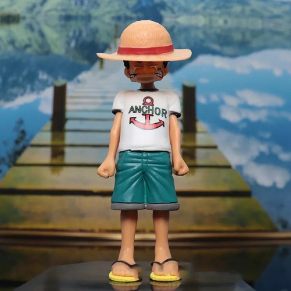 Figura One Piece Luffy Y Shanks Anime Juguetes De Coleccion colorees