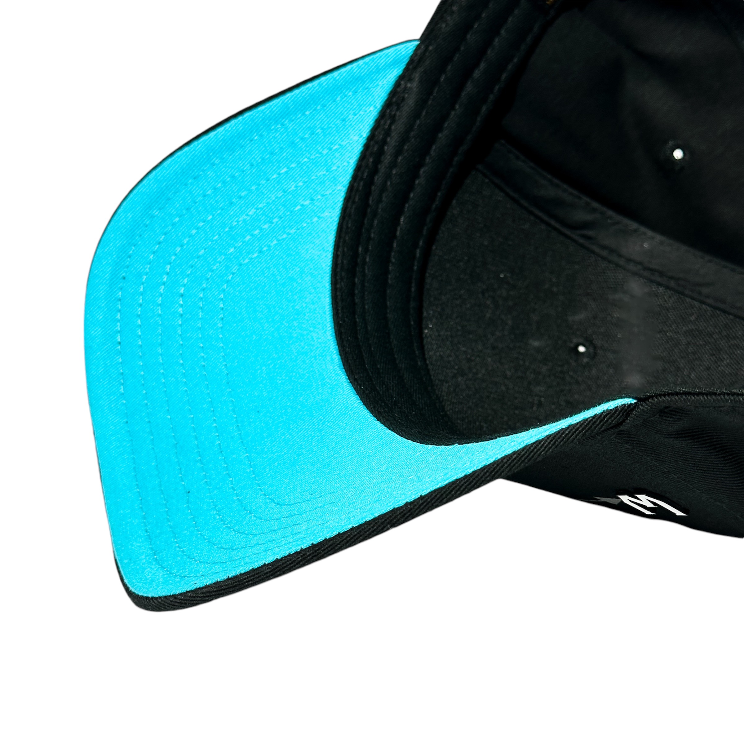 VAGO Style RUMBO FIJO White Gorra Artesanal Ng Visera Curva