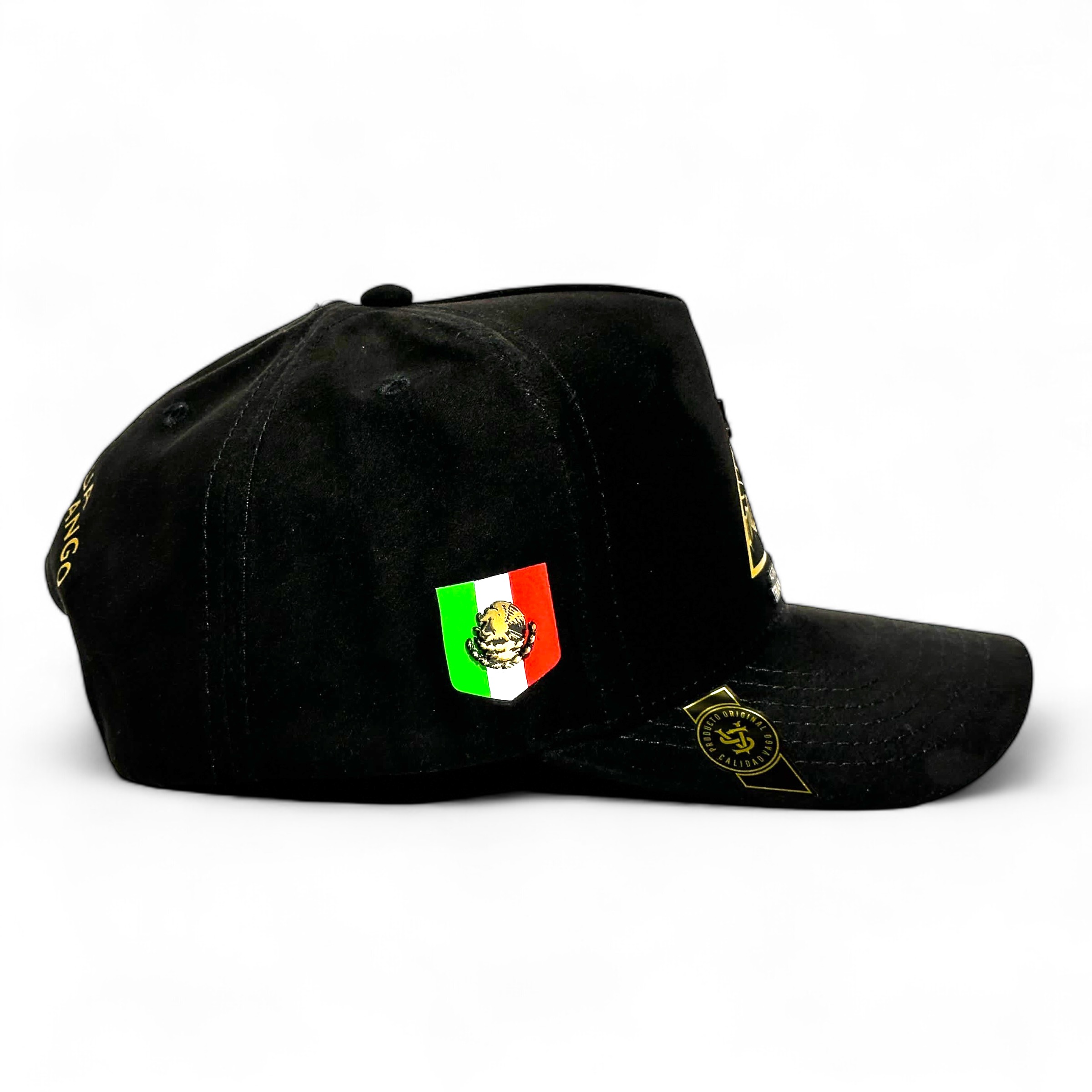VAGO Style TRIÁNGULO DORADO Gorra Artesanal Ng Visera Curva