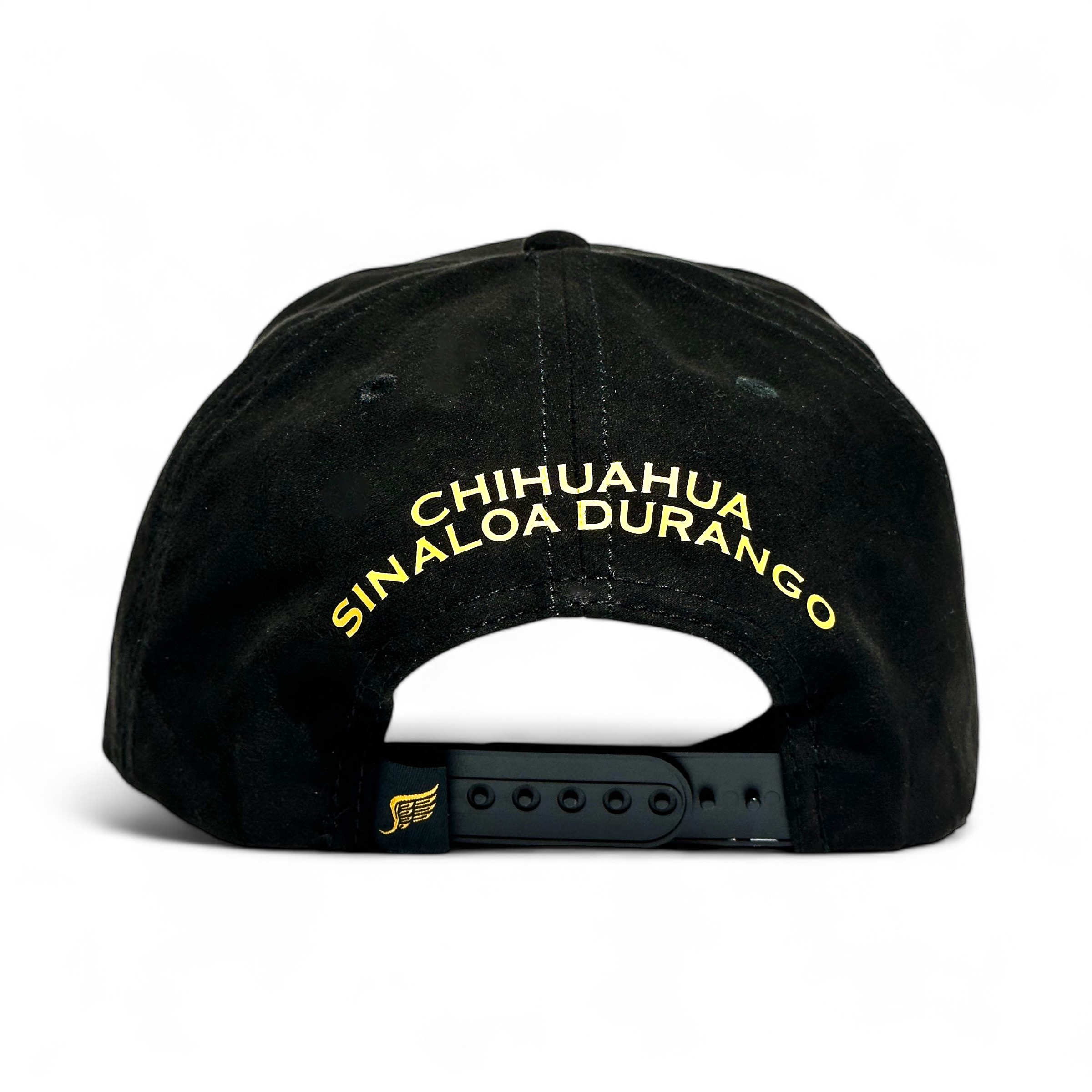 VAGO Style TRIÁNGULO DORADO Gorra Artesanal Ng Visera Curva