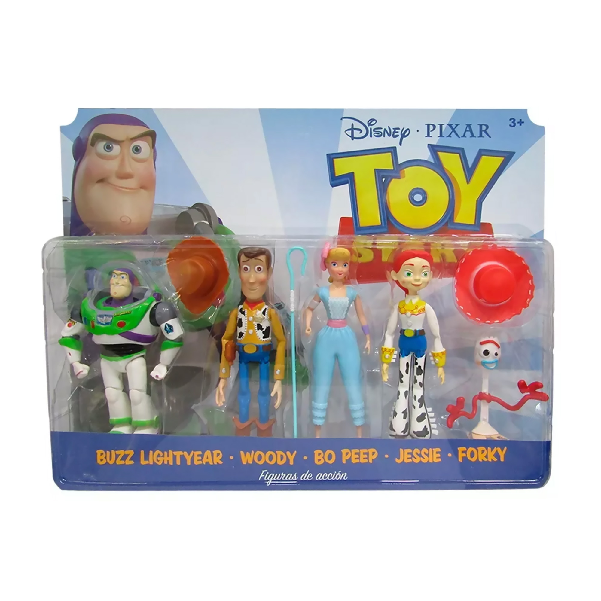 Set Buzz,woody,jessie,bobeep, forky 
