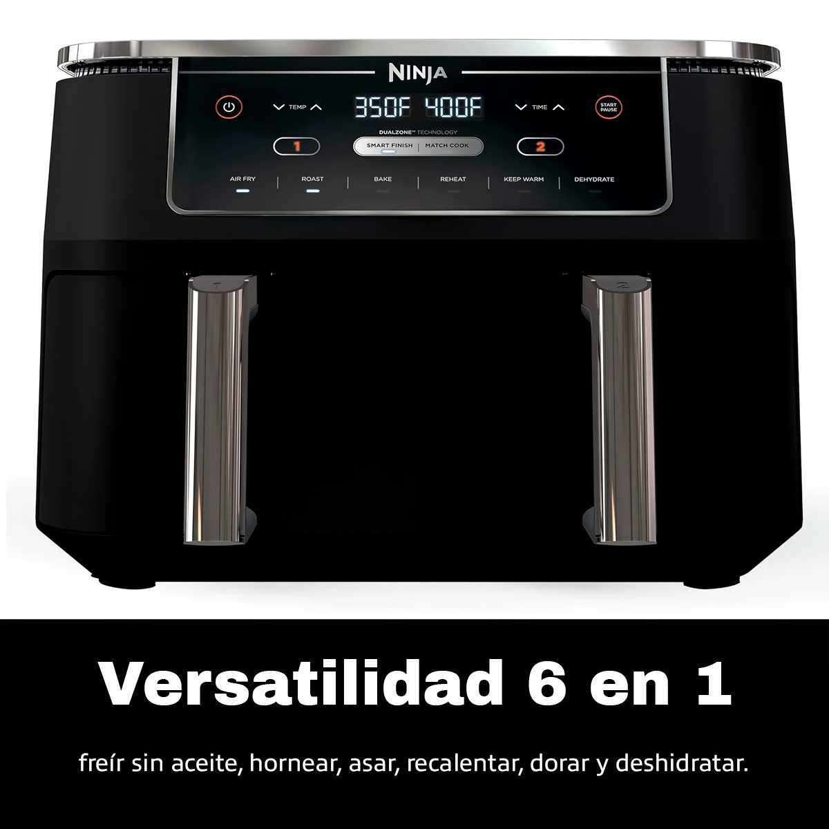 Freidora de aire Ninja Foodi 10 Litros 6 funciones Reacondicionado