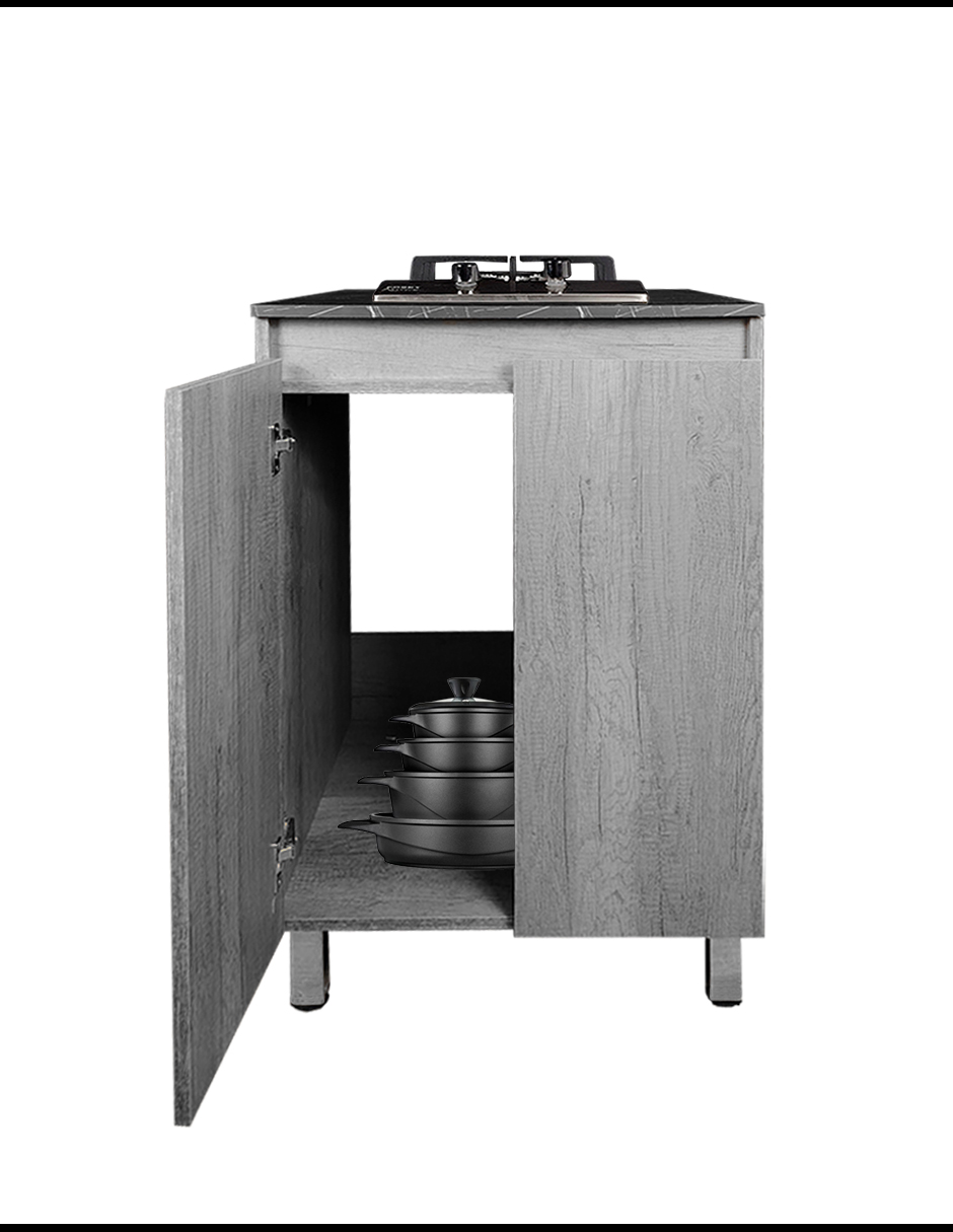 Gabinete Inferior De Cocina MARGARITA Con Parrilla De Gas