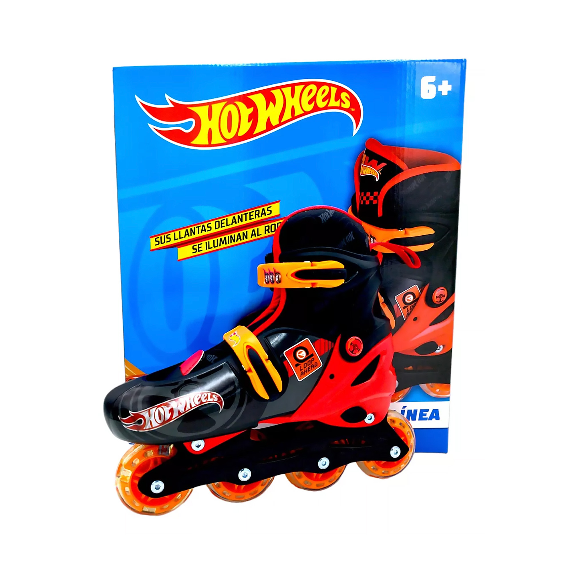 Patines Linea Hot Wheels 4 Ruedas 23-26 
