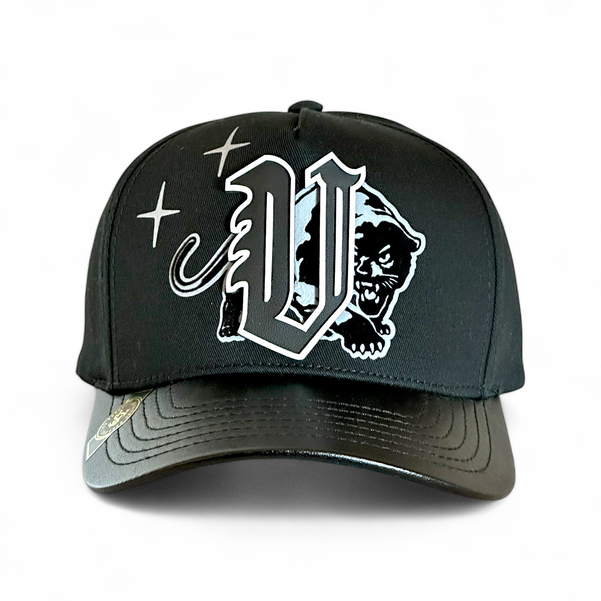 VAGO Style Gorra NO FEAR Negra Ajustable de Moda con Visera Curva Negra
