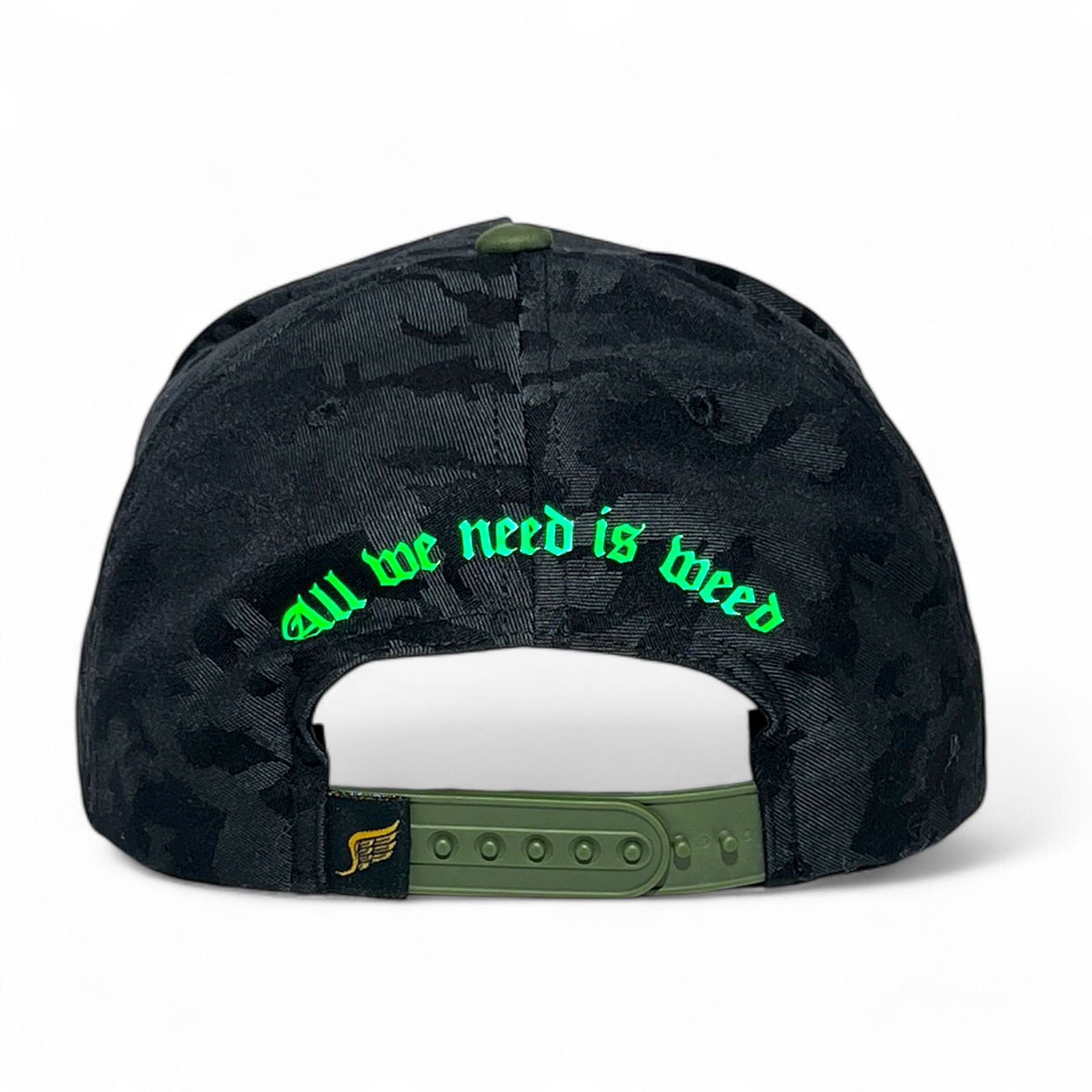 Vago Style FLOR DIVINA Camuflaje Negro Ajustable VAGO Style Exclusiva