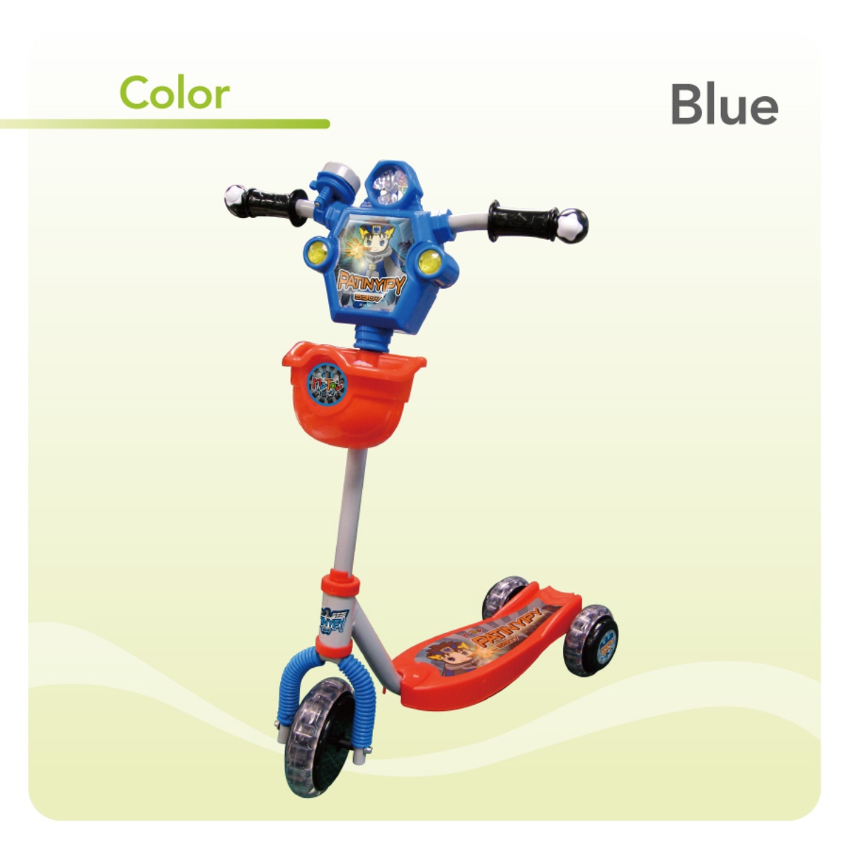 Patín Scooter Yipy Mytek 5307B1 Azul ALBY3