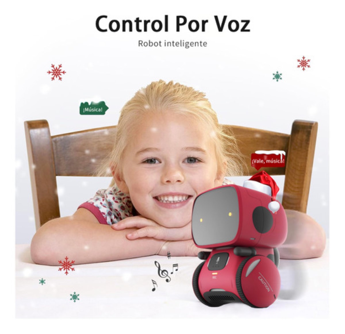 Robot Juguetes Inteligente Niños Control Táctil, Español rojo