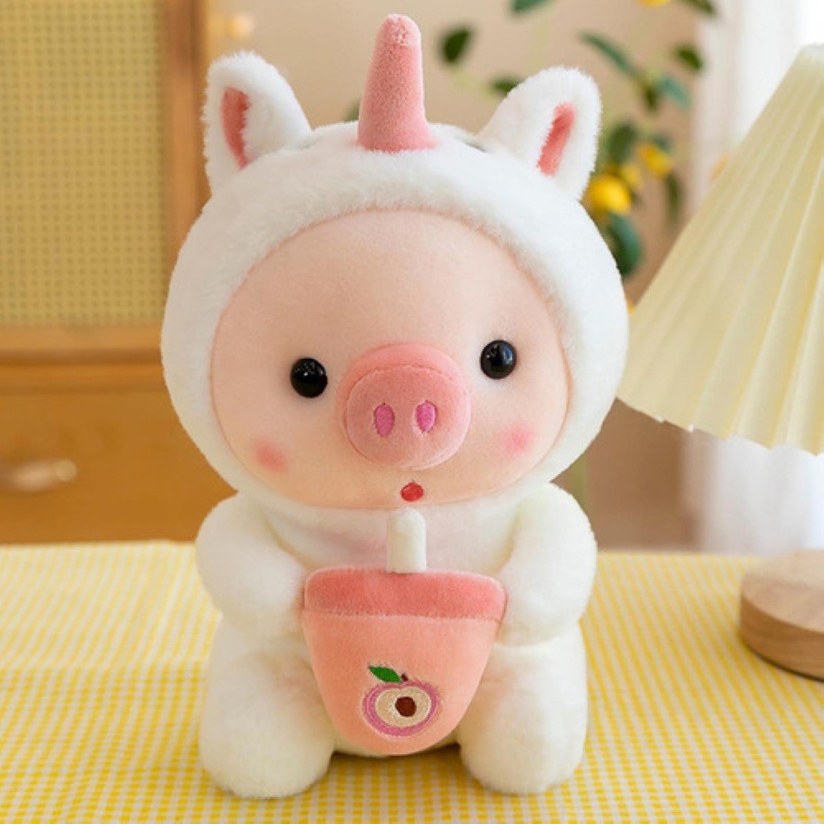 Muñeco de peluche para niños, 2 piezas de color, 2 unidades multicolor