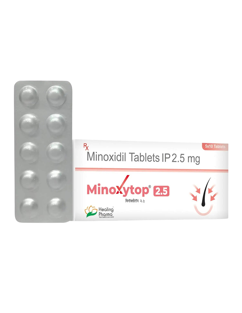 Minoxidil 2.5mg 50 Tabletas Minoxytop