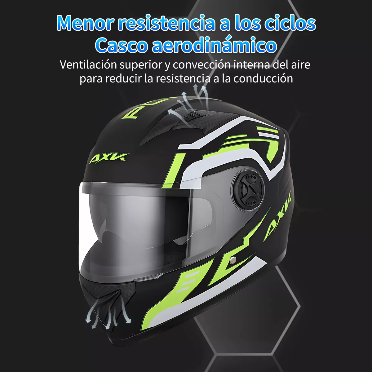 Cascos Para Motociclismo Abatible Visor Doble Antivaho Hd Verde Musgo