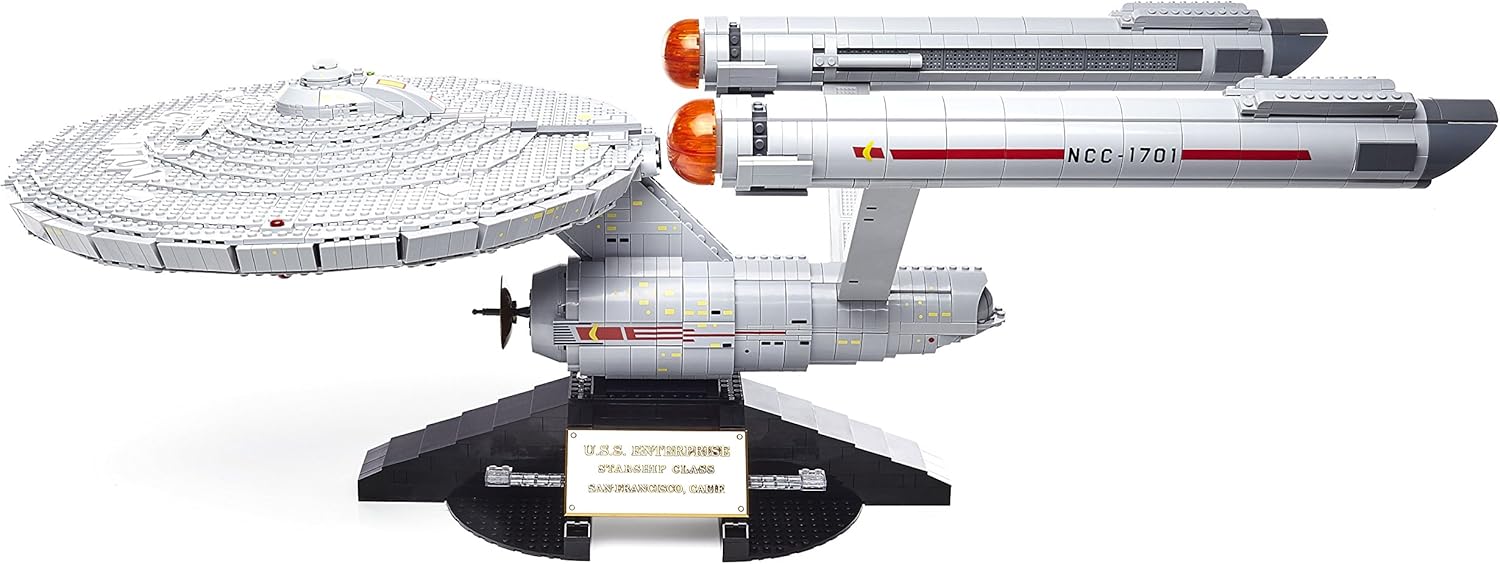  Star Trek U.S.S. Enterprise 3098 piezas Mega Bloks  NCC-1701 Collector Construction Set 