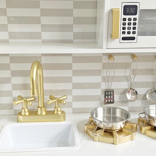 Cocina Juguete Niños Infantil Madera Moderna Accesorios Little Monkey