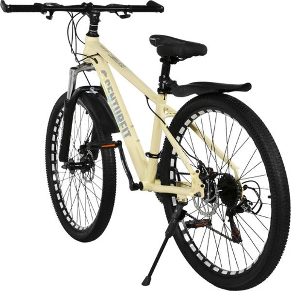 Bicicleta Montaña Beige 21 Velocidades R26 Aleación Carbon Centurfit