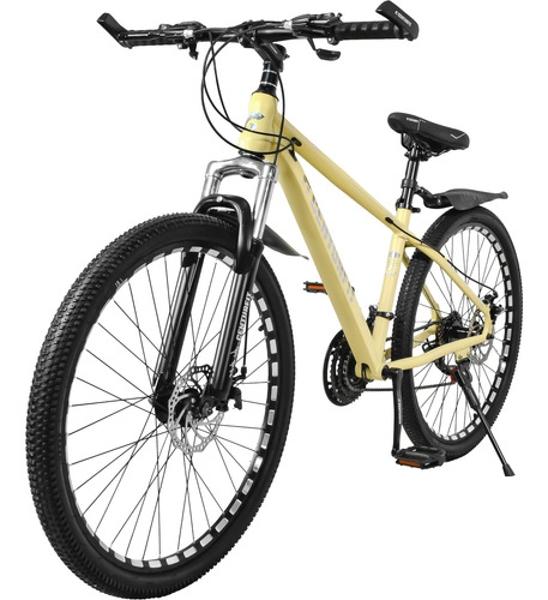 Bicicleta Montaña Beige 21 Velocidades R26 Aleación Carbon Centurfit