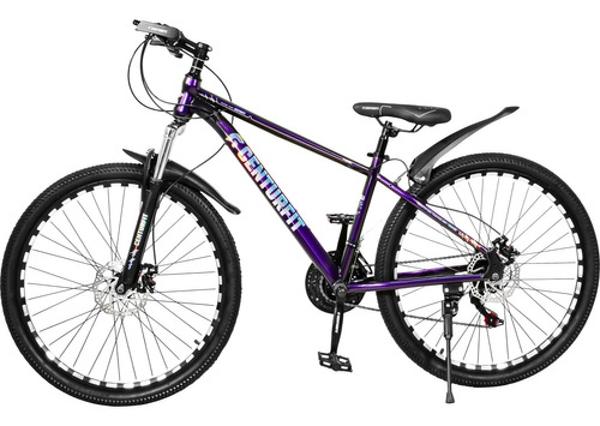 Bicicleta Montaña Azul 21 Velocidades R26 Aleación Carbon Centurfit
