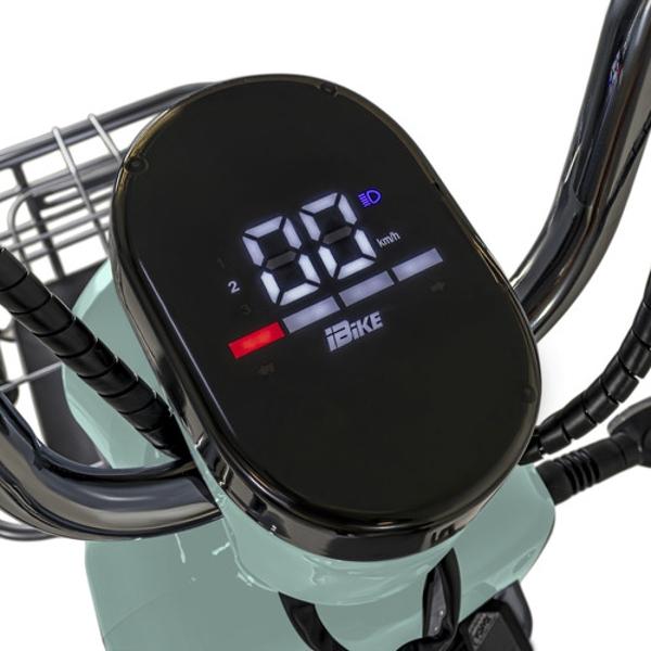 Bicleta Electrica Bicimoto 400w 48v 31km/h Luces Full Led Menta BIZMO