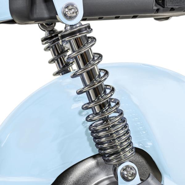 Bicleta Electrica Bicimoto 400w 48v 31km/h Luces Full Led Azul BIZMO