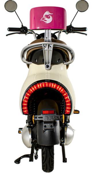Bicleta Bicimoto Electrica 500w 48v 35km/h Luces Full Led Rosa BIZMO