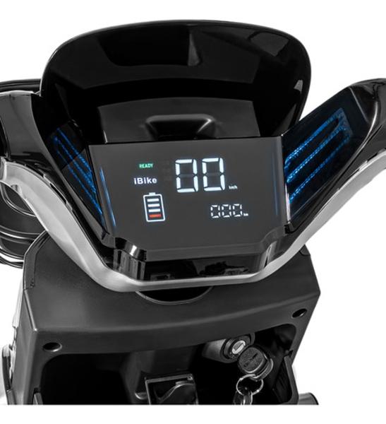 Bicicleta Bicimoto Electrica 800w 60v 50km/h Luces Full Led Azul BIZMO