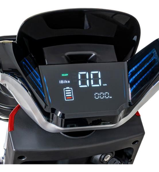 Bicicleta Bicimoto Electrica 800w 60v 50km/h Luces Full Led Rojo BIZMO
