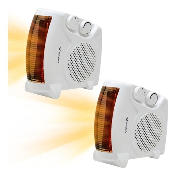 Kit 2 Calefactores Ventilador Electrico Portatil 4 Modos Gutstark Home