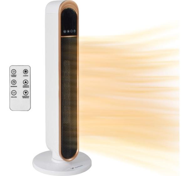 Kit 2 Ventiladores Calefactores Electricos Ceramica Torre Control Remoto Gutstark Home