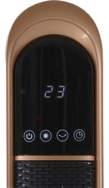 Kit 2 Ventiladores Calefactores Electricos Ceramica Torre Control Remoto Gutstark Home