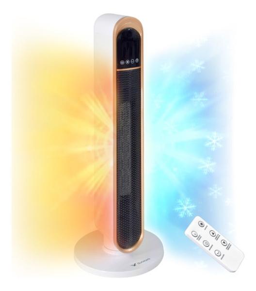 Kit 2 Ventiladores Calefactores Electricos Ceramica Torre Control Remoto Gutstark Home
