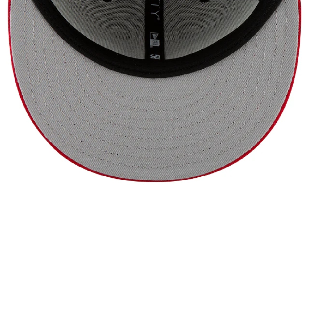 Gorra New Era 59Fifty Atlanta Braves Rojo 11591179 TALLA 1/4