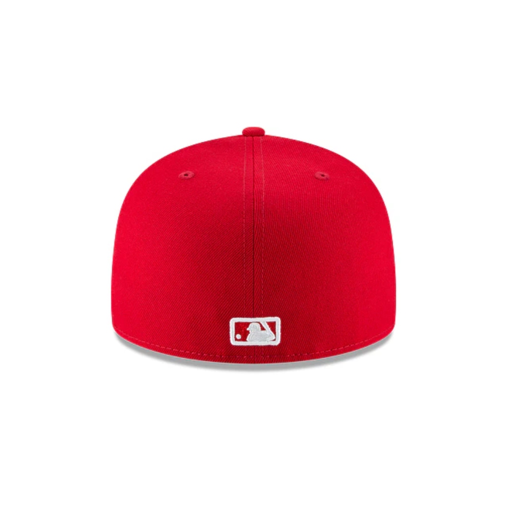 Gorra New Era 59Fifty Atlanta Braves Rojo 11591179 TALLA 1/4