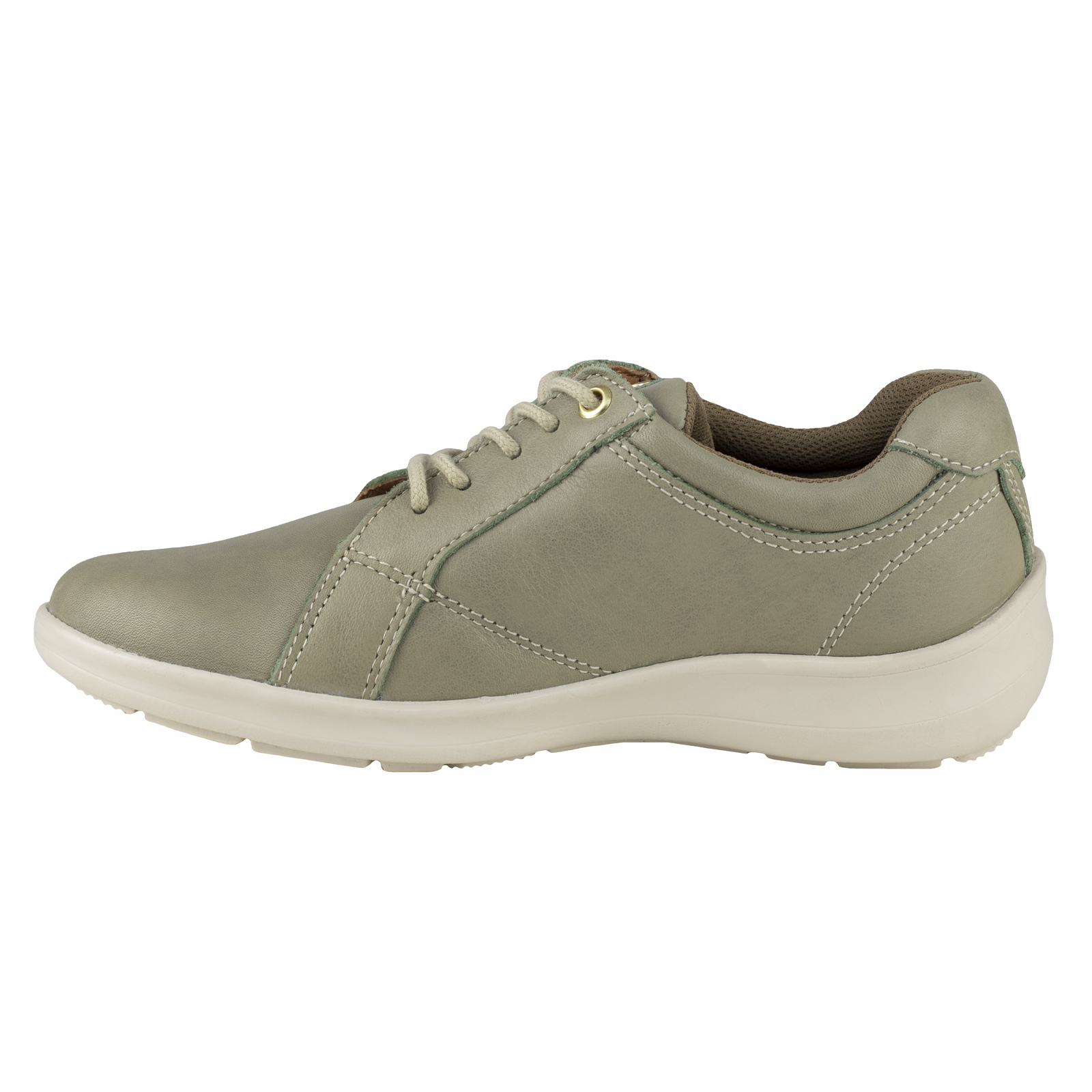 Zapatos Mujer Choclo Derby 7296 Grey Verde Tabaco Acolchado