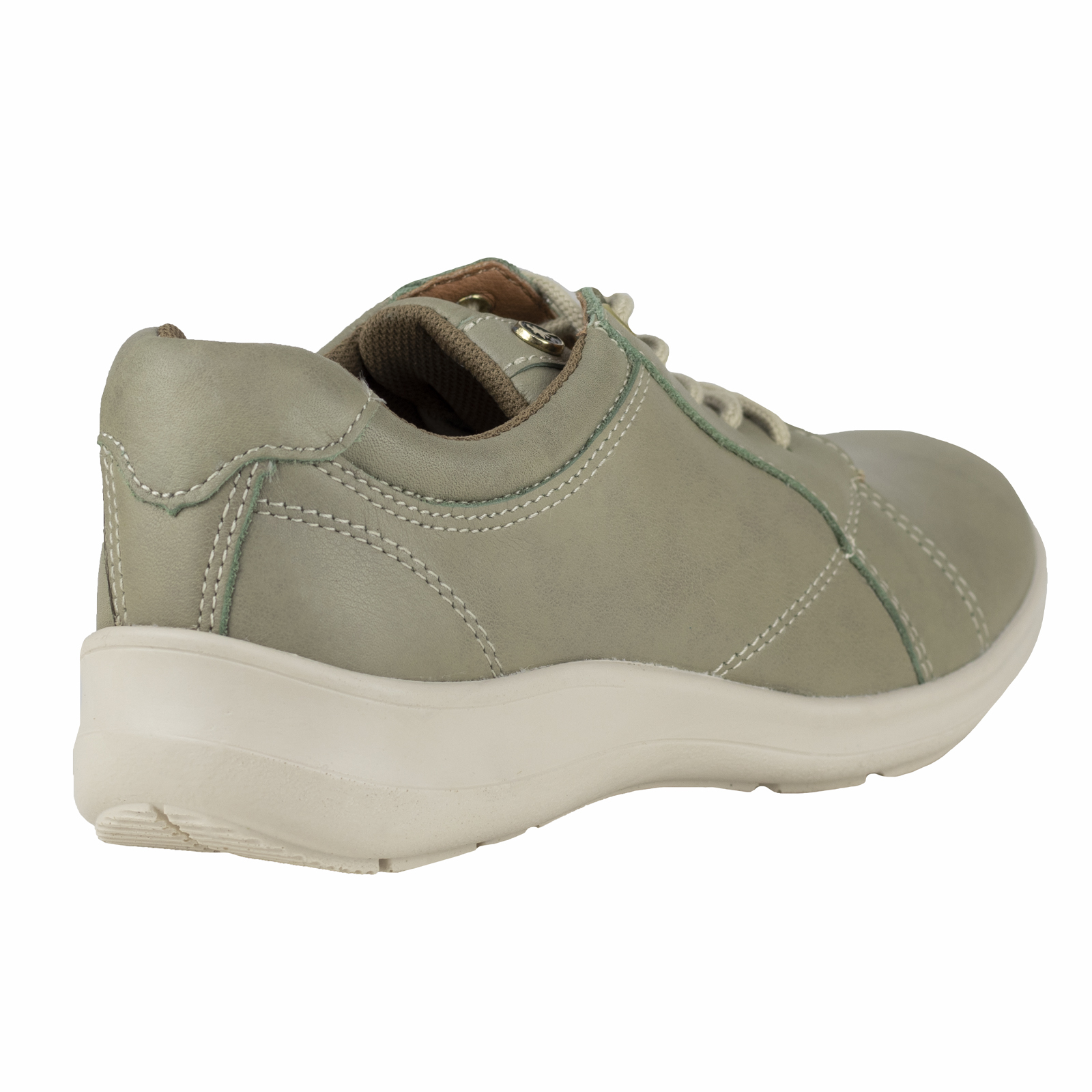 Zapatos Mujer Choclo Derby 7296 Grey Verde Tabaco Acolchado