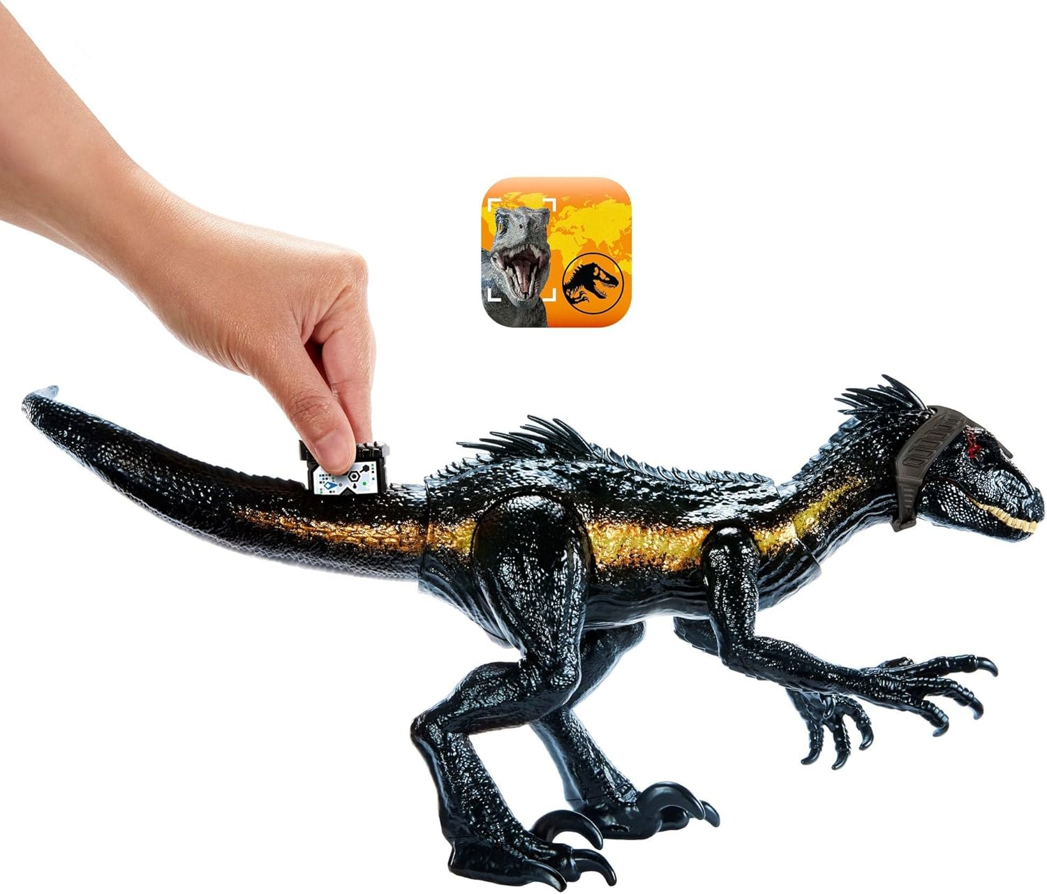 Indorraptor Rastreo y Ataque Jurassic World Dinosaurio de Juguete Mattel