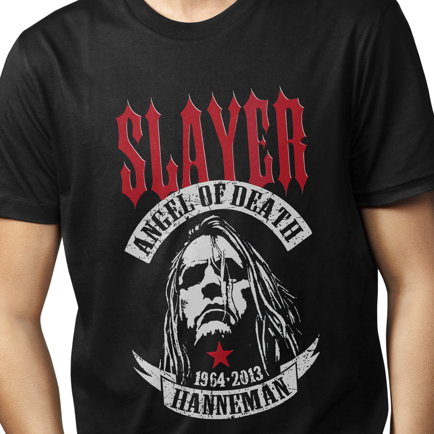 Playera para hombre Metal Slayer Angel of Death Banda XOLO