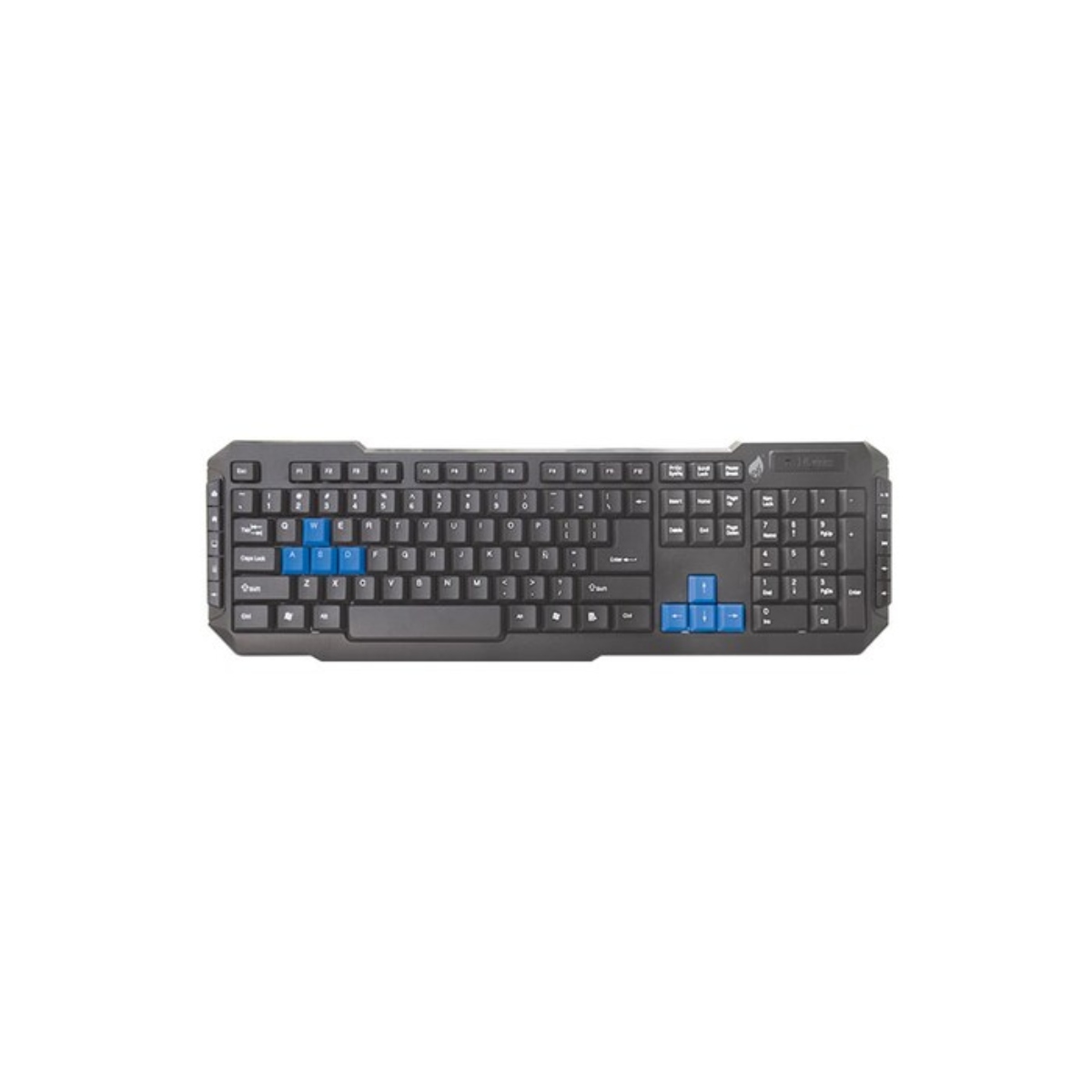 Kit Multimedia Teclado y Mouse Green Leaf 18-8373 Inalámbrico Negro ENDY2 