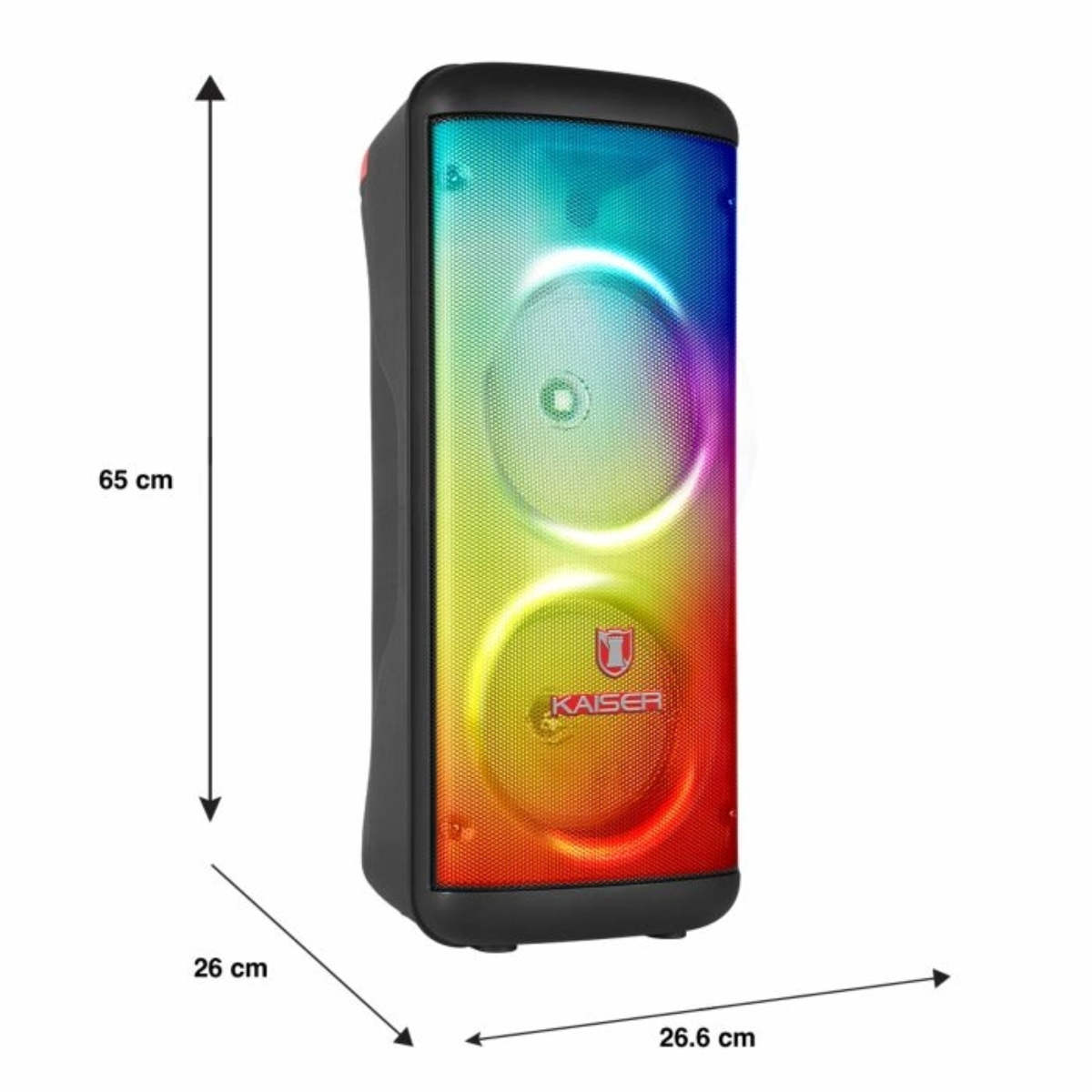 Bafle Bocina Kaiser KSW-2070 2X8" 28,000W PMPO KSR-LINK ENDY12