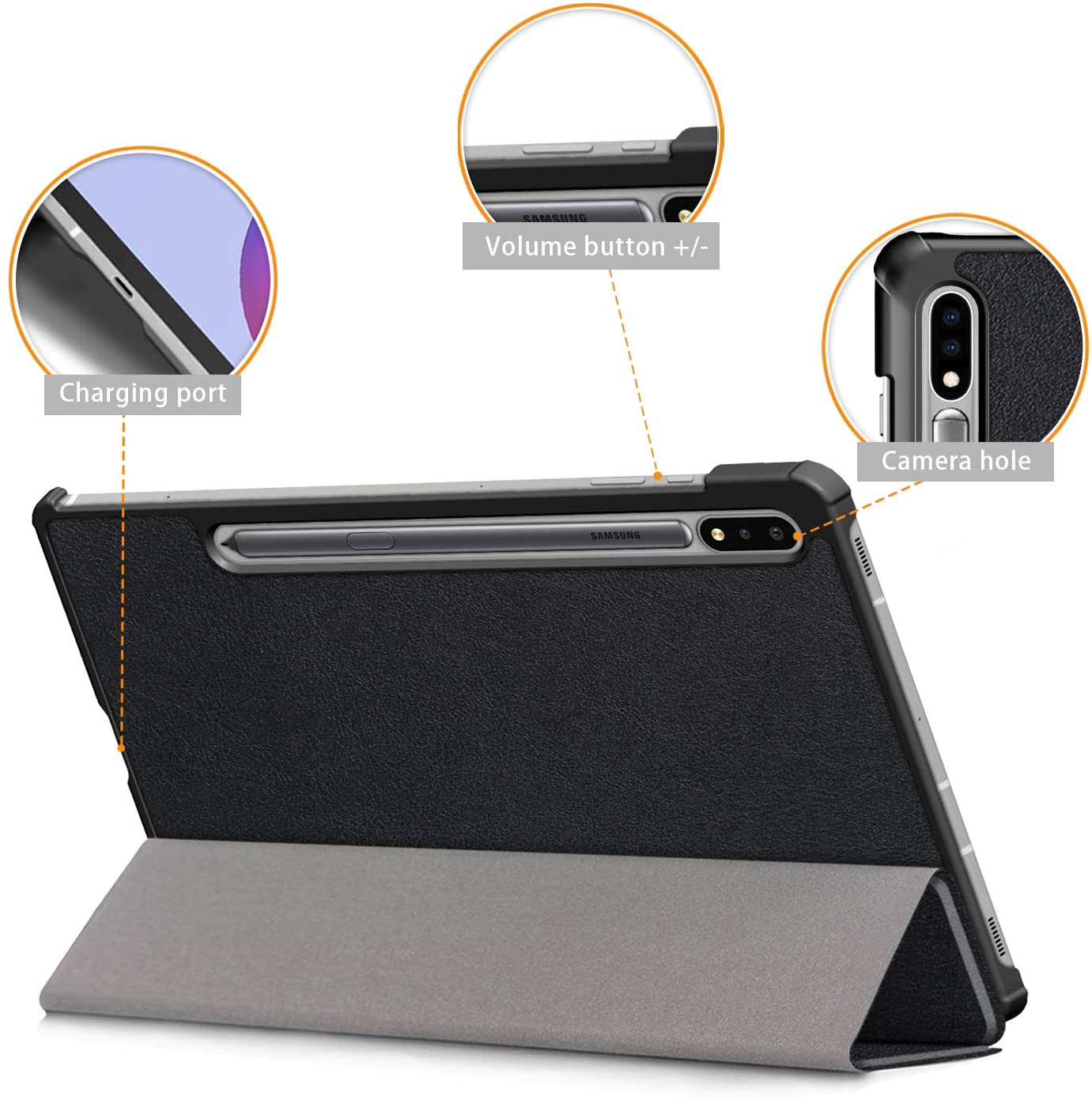 Funda Delgada Samsung Tab S7 Sm T870 Magnetica  11 Pulg  T875