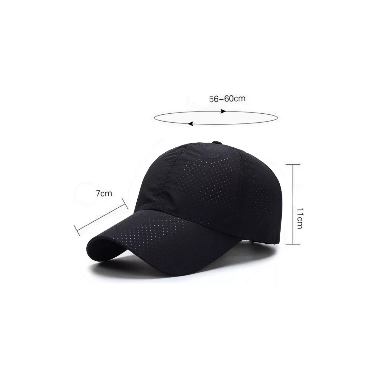 Gorra Deportiva Transpirable Actividades Al Aire Libre Sol Gris