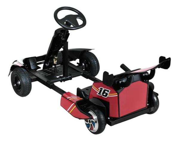 Go Kart Electrico 36v 25km/h 3 Velocidades Niños +8 Años E-Be Rojo
