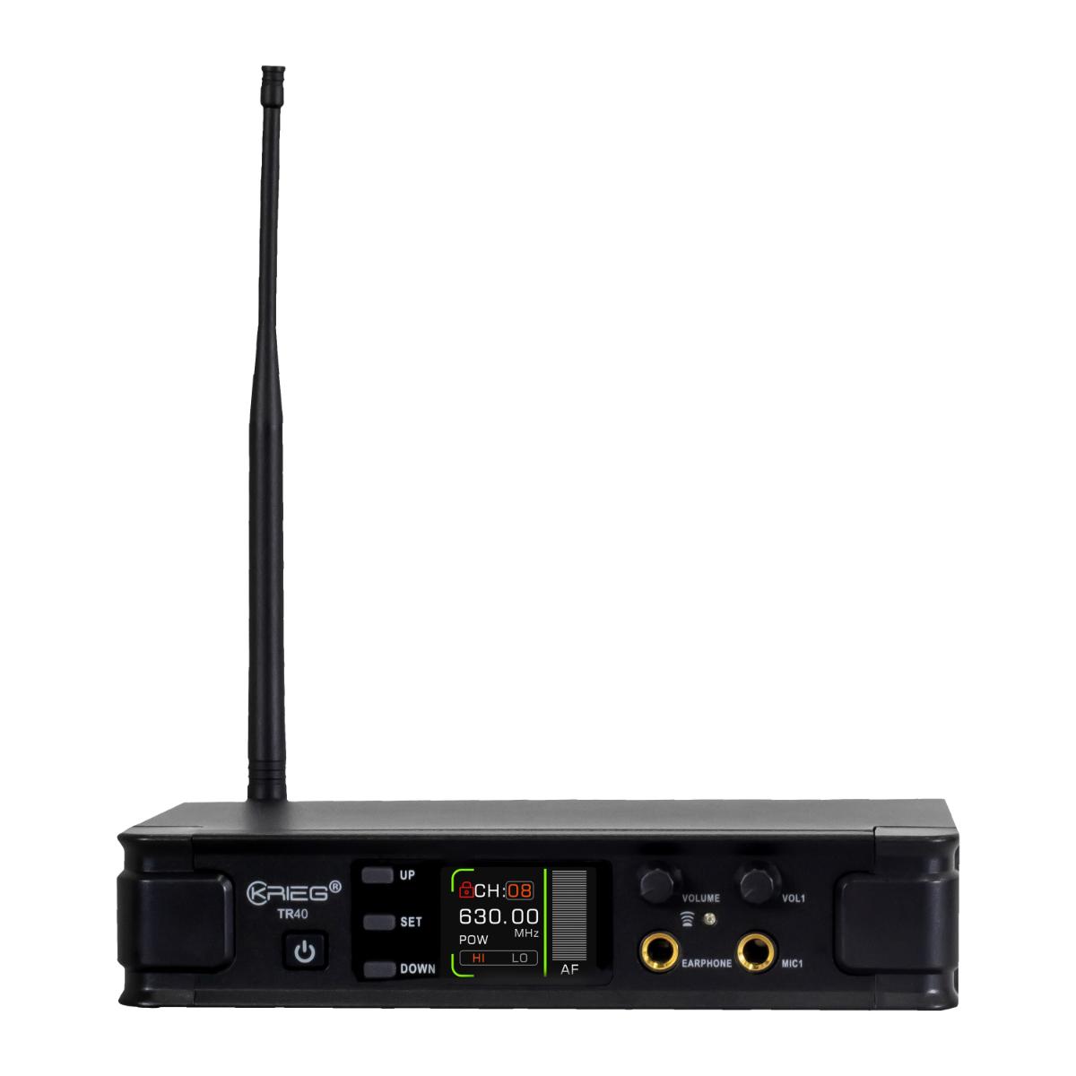 Sistema De Monitoreo KRIEG TR-40+REC-4 Inalambrico