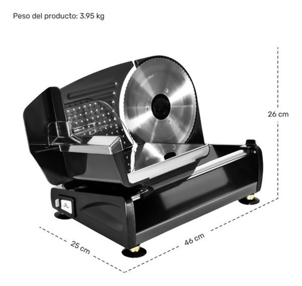 Rebanadora Cortadora Electrica Carne Jamon Cocina Hogar Gutstark Home