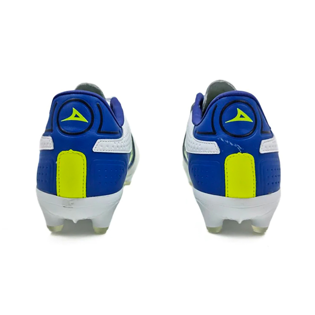 Pirma Botines Brasil Tacos Hombre Blanco Azul Futbol Rendimiento Ajuste Seguro