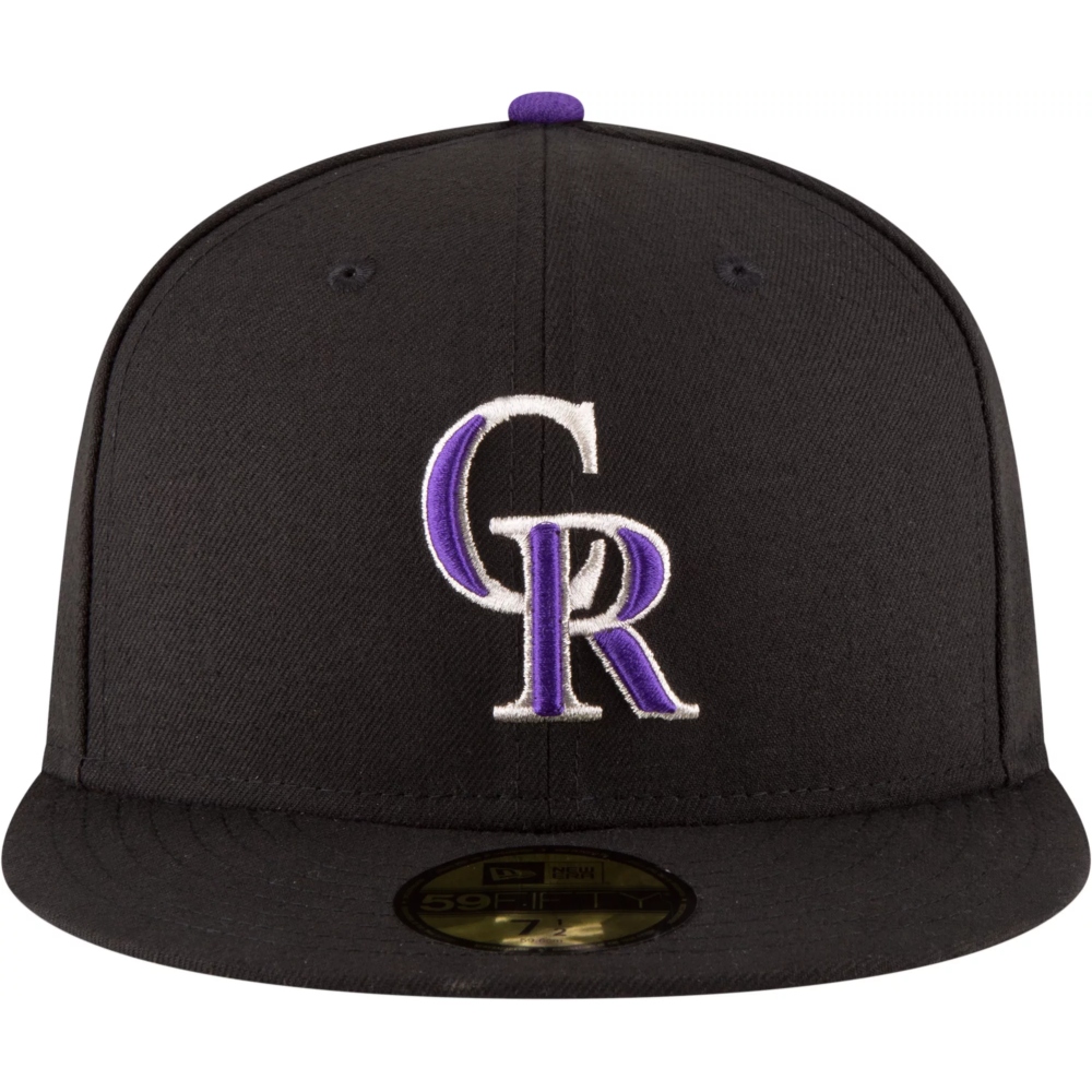 Gorra New Era 59Fifty Colorado Rockies On Field Negro 70365295 TALLA 7 1/2