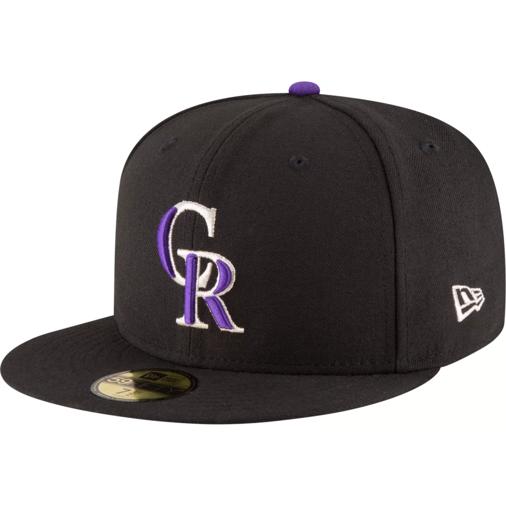 Gorra New Era 59Fifty Colorado Rockies On Field Negro 70365295 TALLA 7 1/2