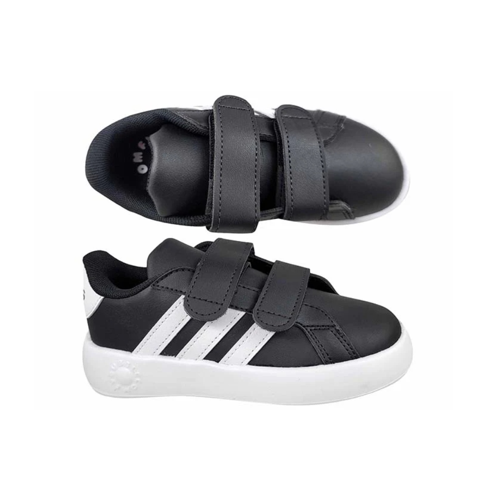 Tenis Adidas de Bebe Grand Court 2.0 CFI Negro Unisex ID5272