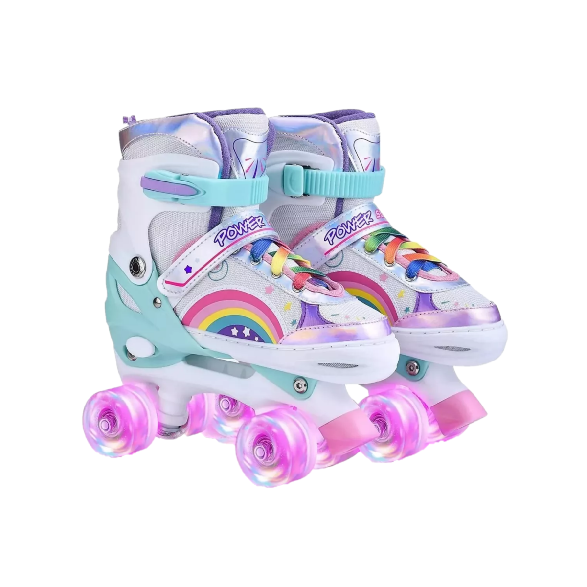 Patines De 4 Ruedas Para Niños Ajustables Con Freno 18 - 22