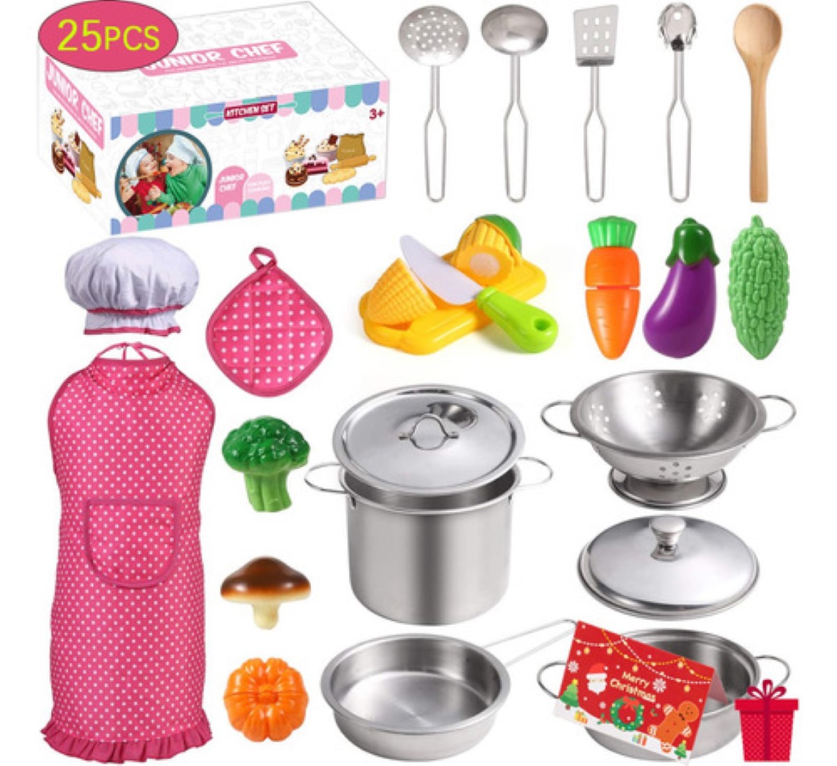 Juguetes De Utensilios De Cocina Niños Ollas Y Sartenes CLORES