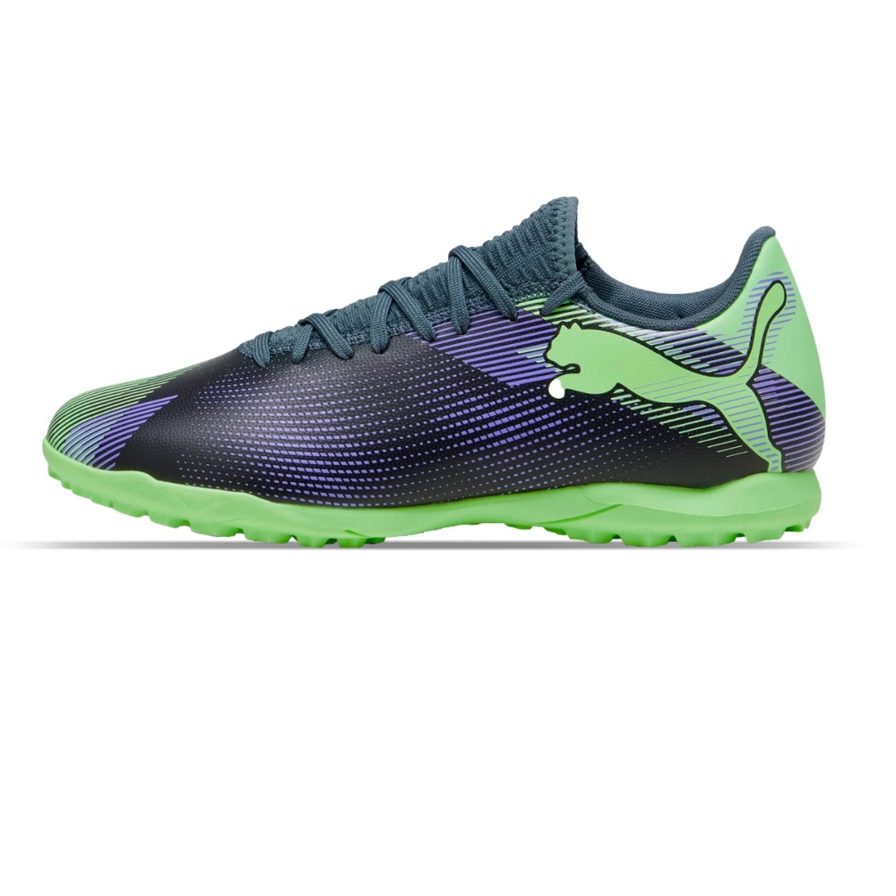 Tenis de Futbol Puma  Future 7 Play TT Azul-Verde de Hombre 1079743 03